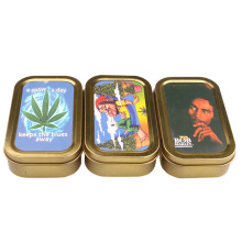 14-piece oval gold cigarette case Moisturizing moisture-proof and mold-proof